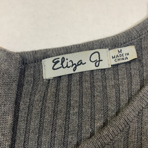 Eliza J Fit And Flare Sweater Dress - Picture 3 of 5
